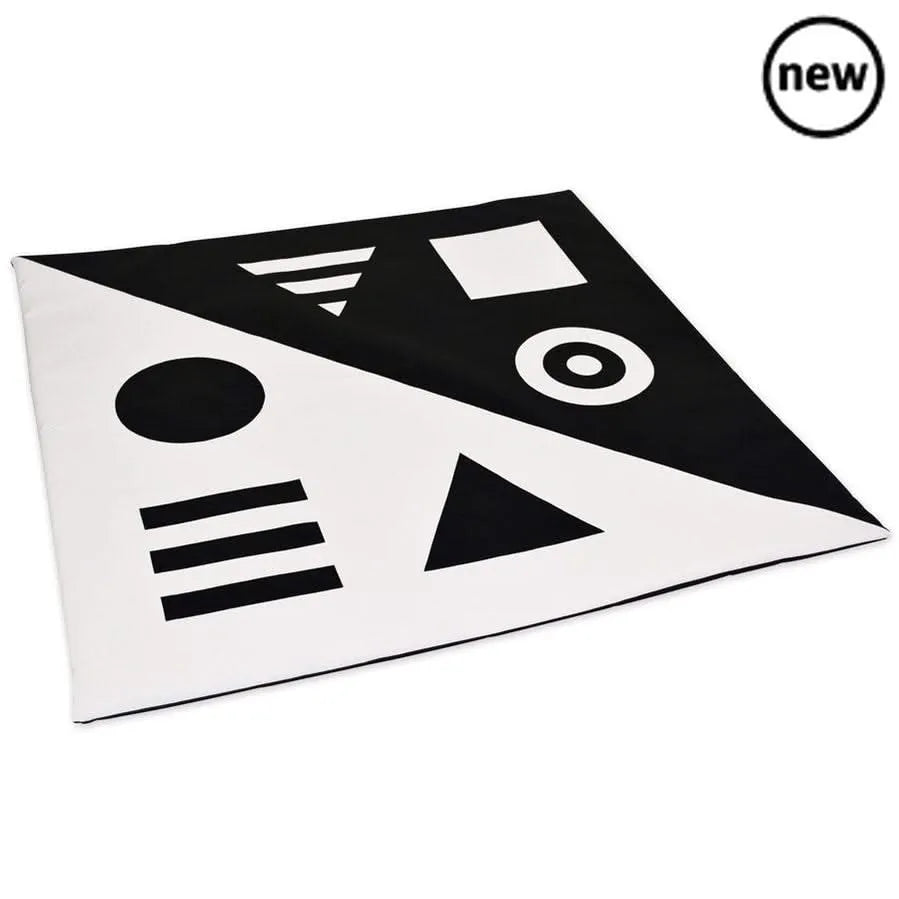 Black and White Floor Mat-Black and White Floor Mat