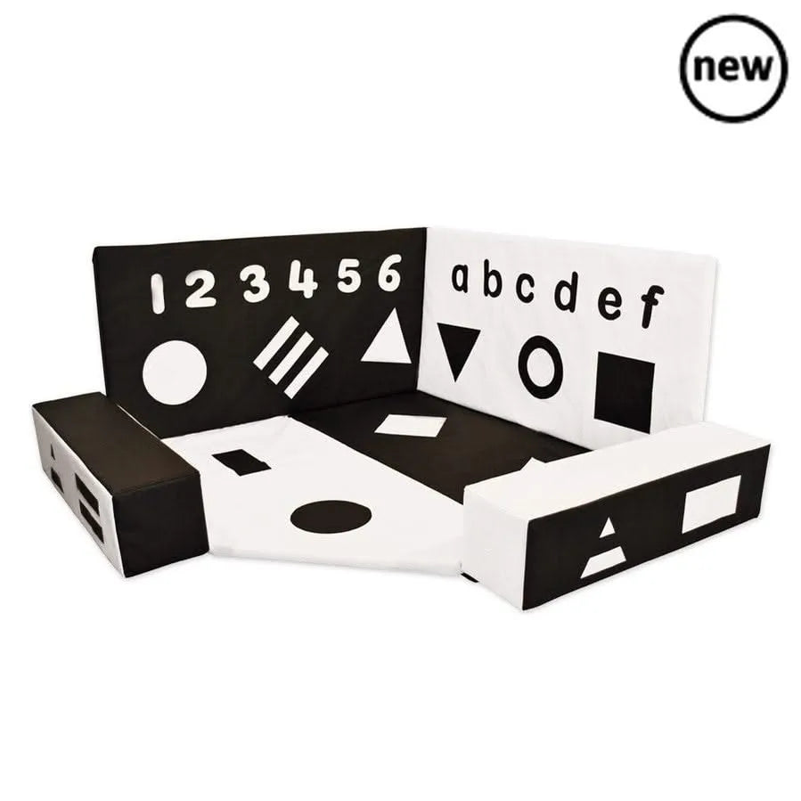 Black and White Soft Play Corner-Black and White Soft Play Corner