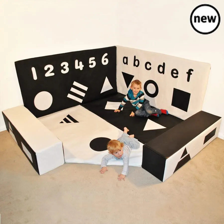 Black and White Soft Play Corner-Black and White Soft Play Corner