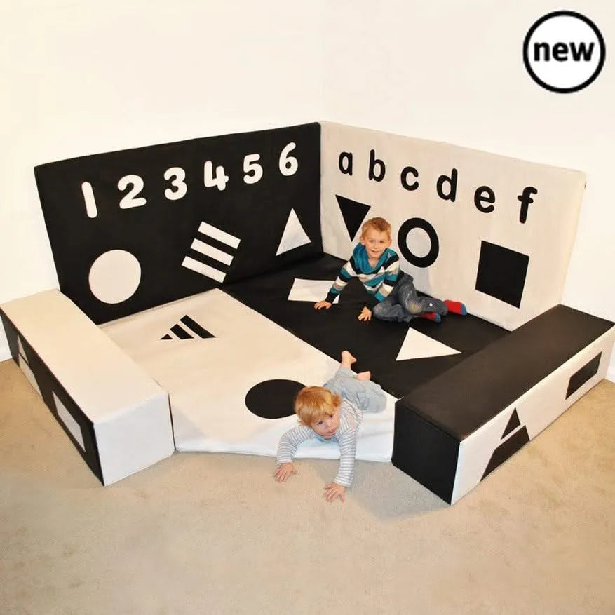 Black and White Soft Play Corner-Black and White Soft Play Corner