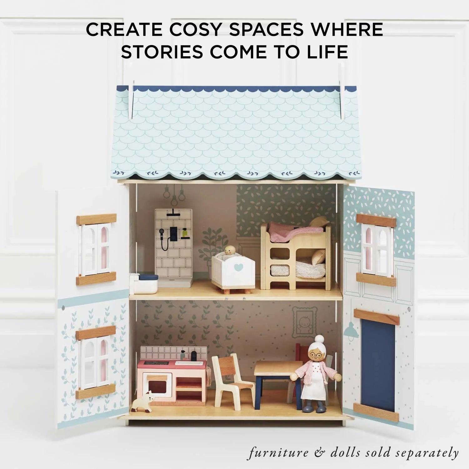 Bluebelle Wooden Dolls House-Bluebelle Wooden Dolls House