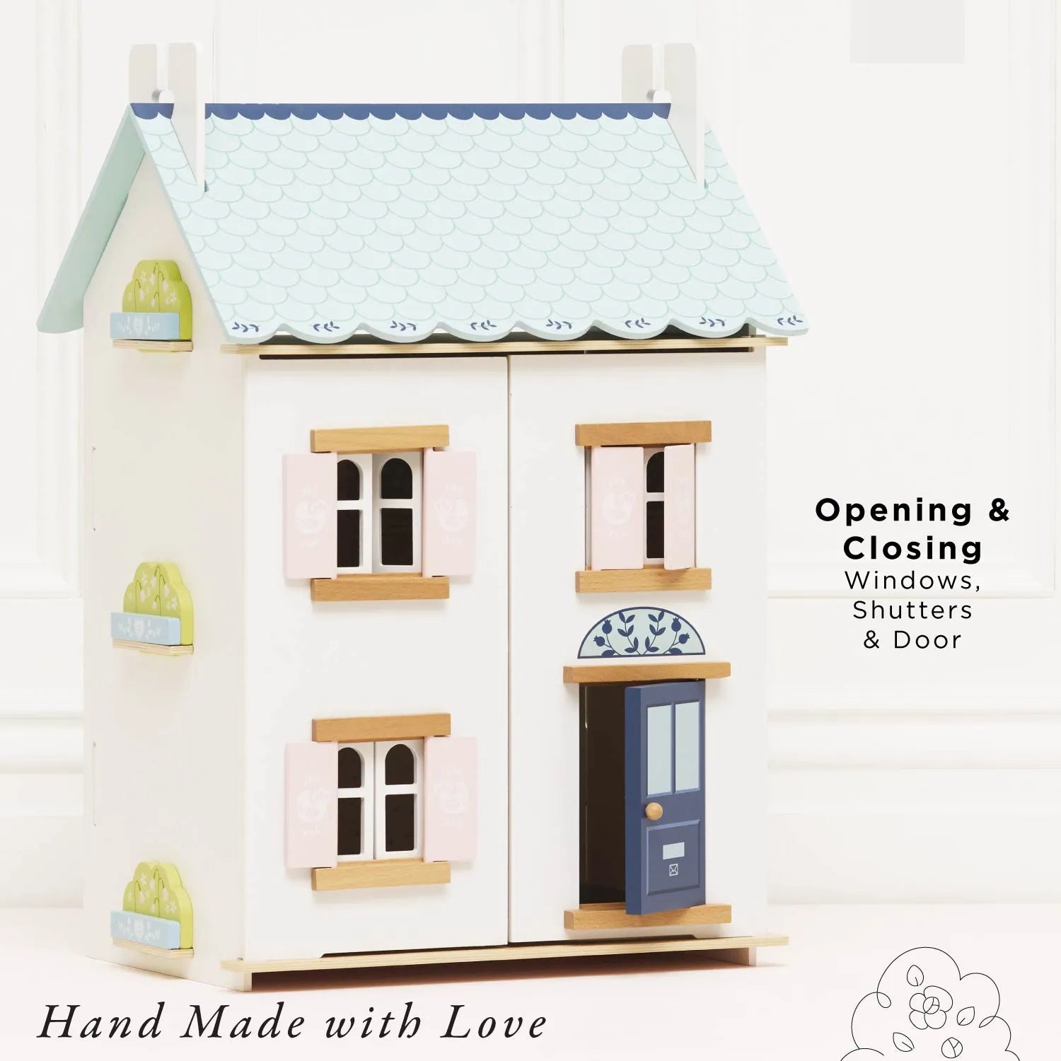Bluebelle Wooden Dolls House-Bluebelle Wooden Dolls House