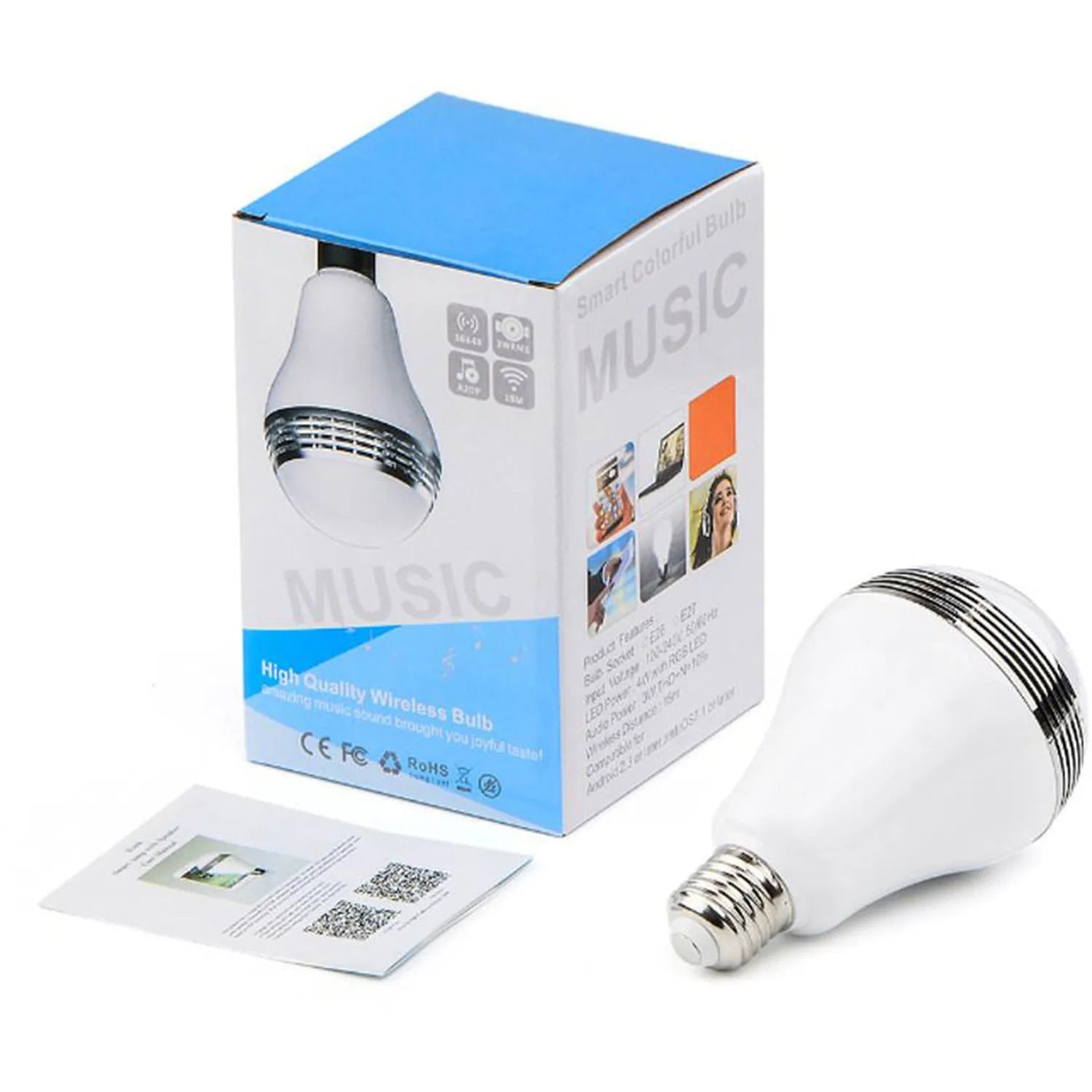 Bluetooth Light & Speaker Bulb-Bluetooth Light & Speaker Bulb