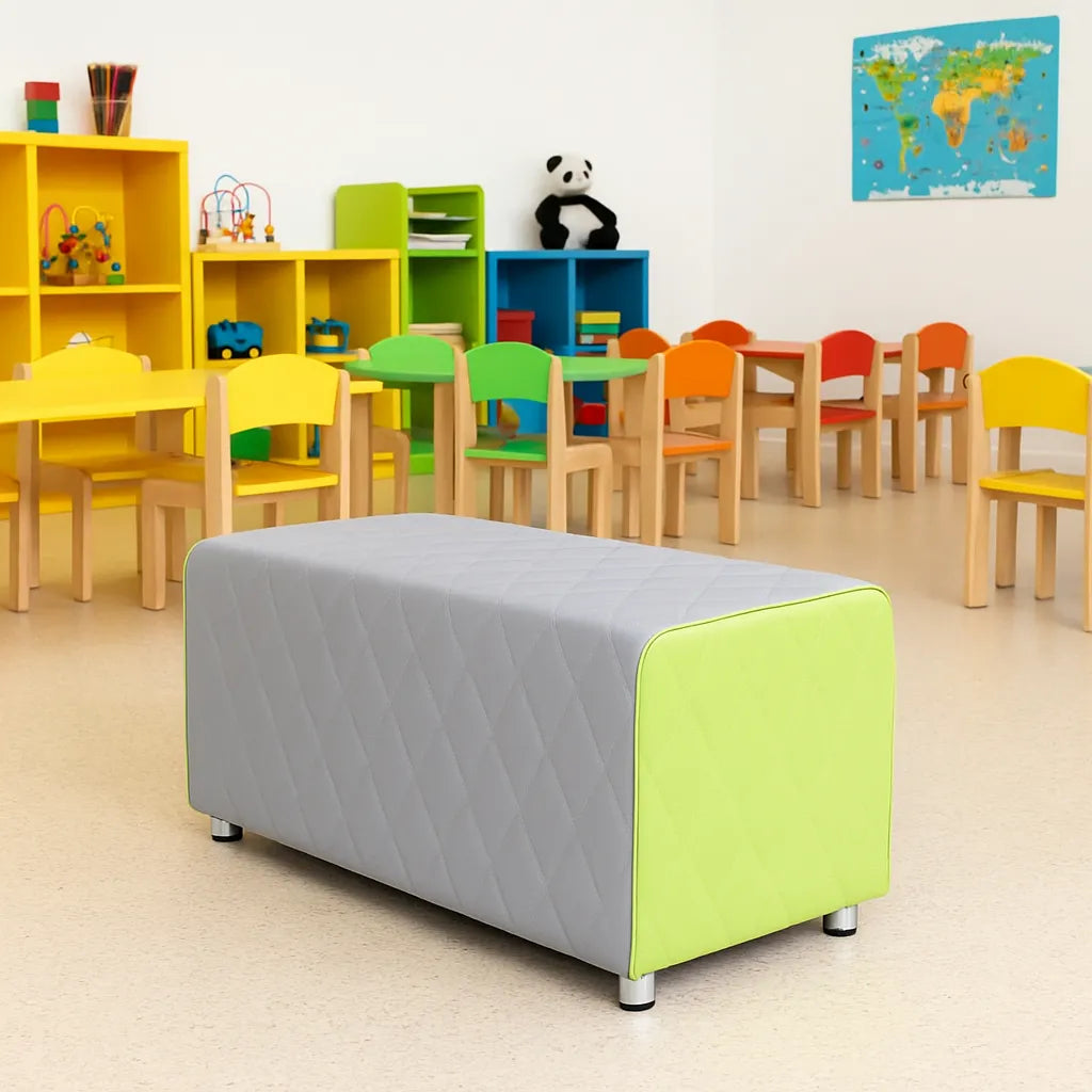 Breakout Seating - Quilted Rectangle Seat-Breakout Seating - Quilted Rectangle Seat