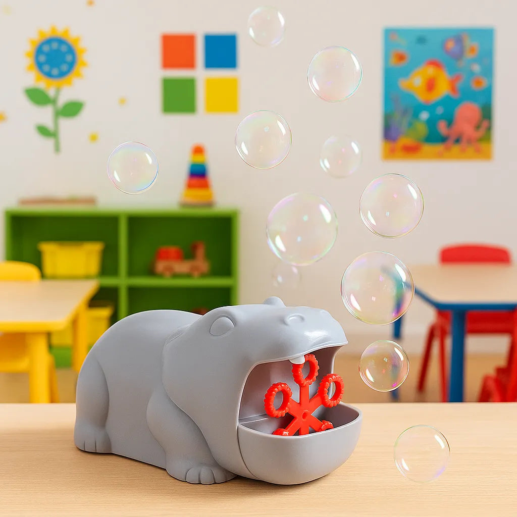 Bubble Blower Hippo-Bubble Blower Hippo