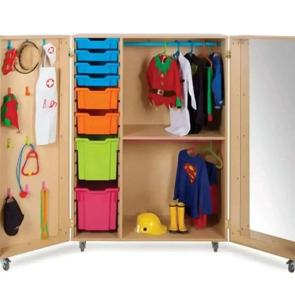 Bubblegum Dressing Up Storage Cupboard-Bubblegum Dressing Up Storage Cupboard