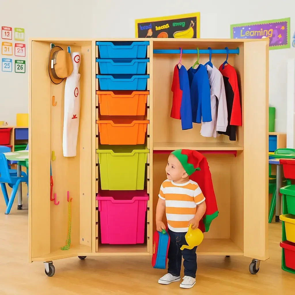 Bubblegum Dressing Up Storage Cupboard-Bubblegum Dressing Up Storage Cupboard