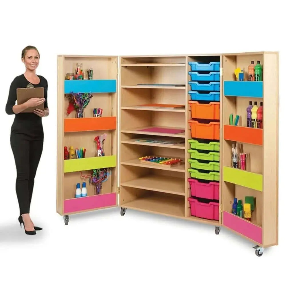 Bubblegum Multi Purpose Art Cupboard-Bubblegum Multi Purpose Art Cupboard