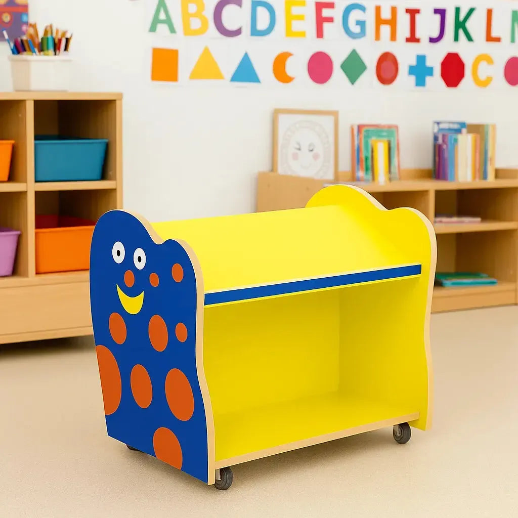 Bubbles Book Display With Below Storage-Bubbles Book Display With Below Storage