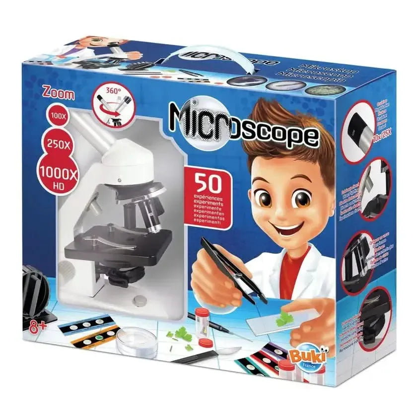 Buki France Microscope with 50 Experiments-Buki France Microscope with 50 Experiments