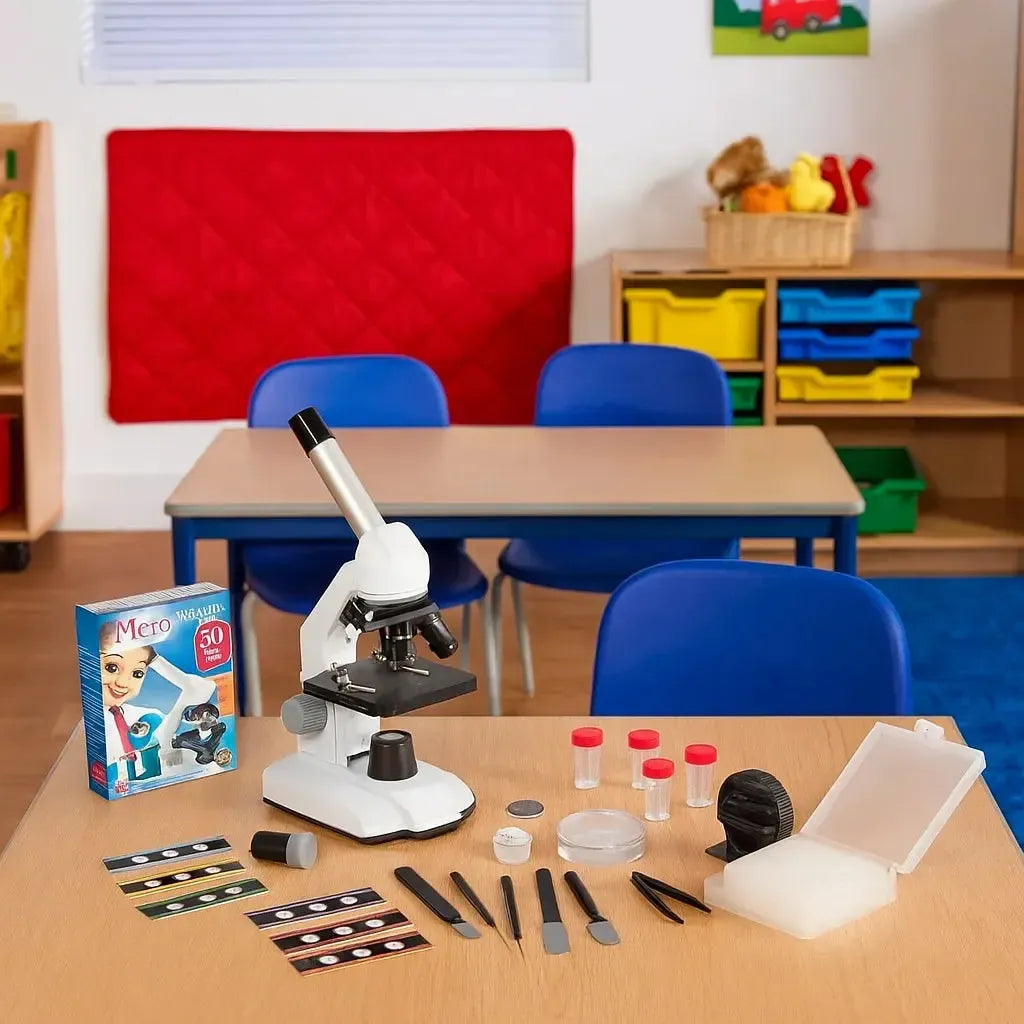 Buki France Microscope with 50 Experiments-Buki France Microscope with 50 Experiments