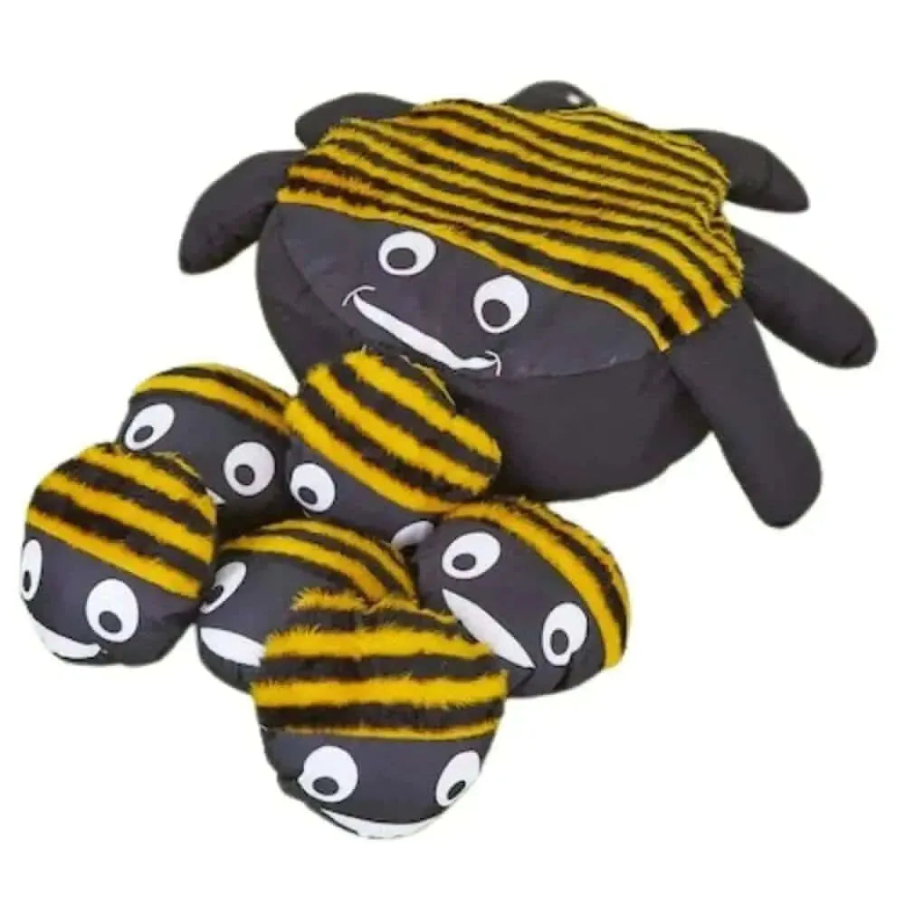 Bumble Bee Cushion and 15 Baby Bee Cushions-Bumble Bee Cushion and 15 Baby Bee Cushions