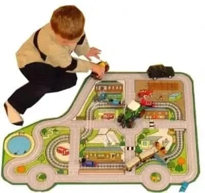 Car Roadway Playmat-Car Roadway Playmat