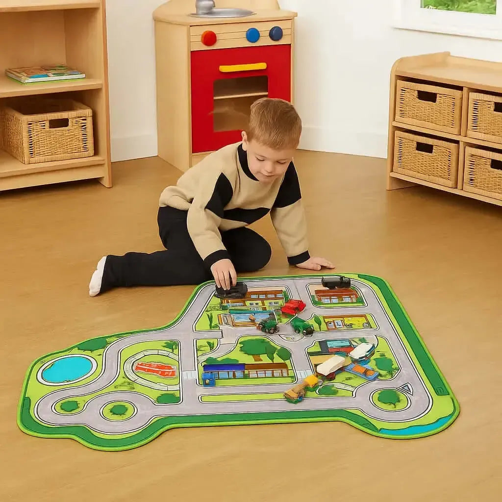 Car Roadway Playmat-Car Roadway Playmat
