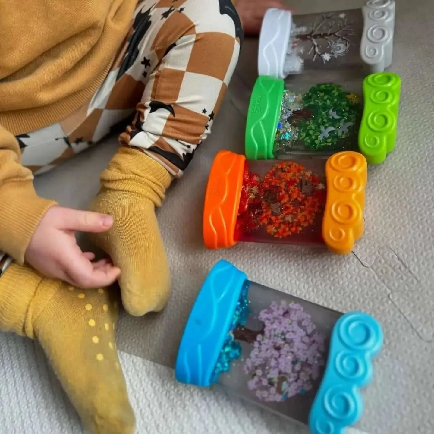 Changing Seasons Sensory Tubes-Changing Seasons Sensory Tubes