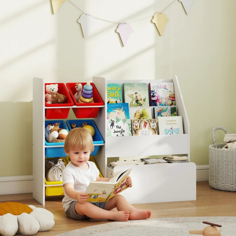 Childrens 3 Tier Toy Storage Unit-Childrens 3 Tier Toy Storage Unit
