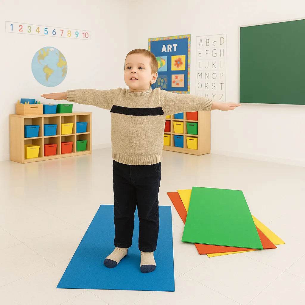 Children's Exercise Mats Pack of 5-Children's Exercise Mats Pack of 5