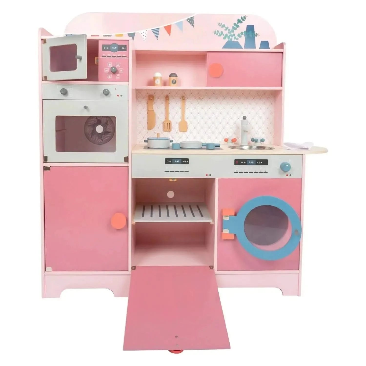 Children's Kitchen Pink Gourmet-Children's Kitchen Pink Gourmet