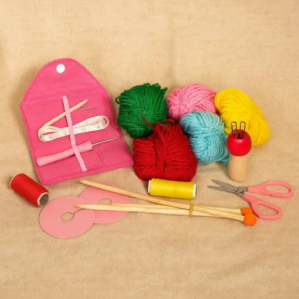 Childrens Knitting Kit-Childrens Knitting Kit