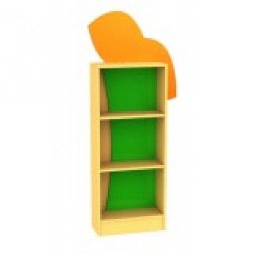 Childrens Novelty Frog Themed Bookcase Set, Our Natural World Frog range is a set of themed bookcases featuring easily identifiable images from the world outside our window. The bookcases are 18mm MFC faced and edged on all sides in beech. The feature panels and doors are painted in water based lacquers for safety and are available in the colours shown. The range has been designed to all individual pieces to be supplied which will make a feature or the whole set can be purchased for a great impact and alway