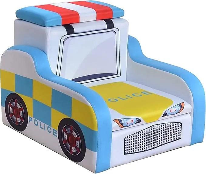 Children's Police Sofa with Storage-Children's Police Sofa with Storage