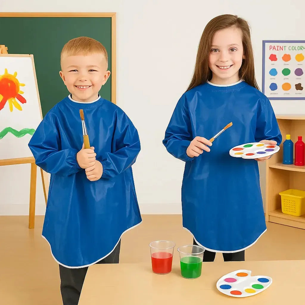 Children's Wipe Clean Aprons Pack of 10-Children's Wipe Clean Aprons Pack of 10