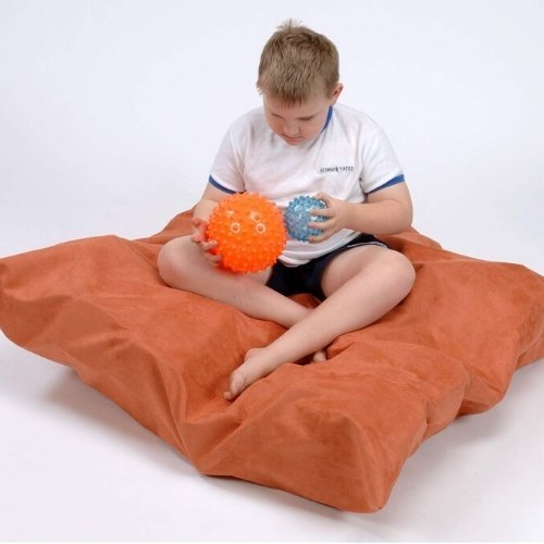 Chillout Wibble Wobble Mat, This Inclu Chillout Mat is filled with soft foam chunks making the surface uneven and lumpy - this is great for helping children to develop balance, coordination, motor-control skills as well as body awareness. Despite being lumpy the Wibble Wobble Mat is very comfortable making it a great addition to the ChillOut Den providing a relaxing place which calms the child after fun activities. A great addition to our Inclu range Chill out 'Wibble Wobble Mat' Outside: FR Suede Inside: N