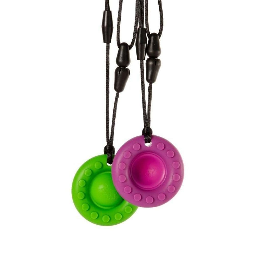 CHUIT Bubble Popper Sensory Chew, The CHUIT Bubble Popper Sensory Chew Necklace is a cool and unique solution for children who need a sensory outlet when feeling nervous or fidgety. The CHUIT Bubble Popper Sensory Chew is perfect for fidgeting hands and chewers as its both a chew and a fidget as the bubble is a bubble popper,making it on trend with the bubble popper range. The CHUIT Bubble Popper Sensory Chew is a wearable chew which can be worn under clothing so its hand whenever the child needs access to 