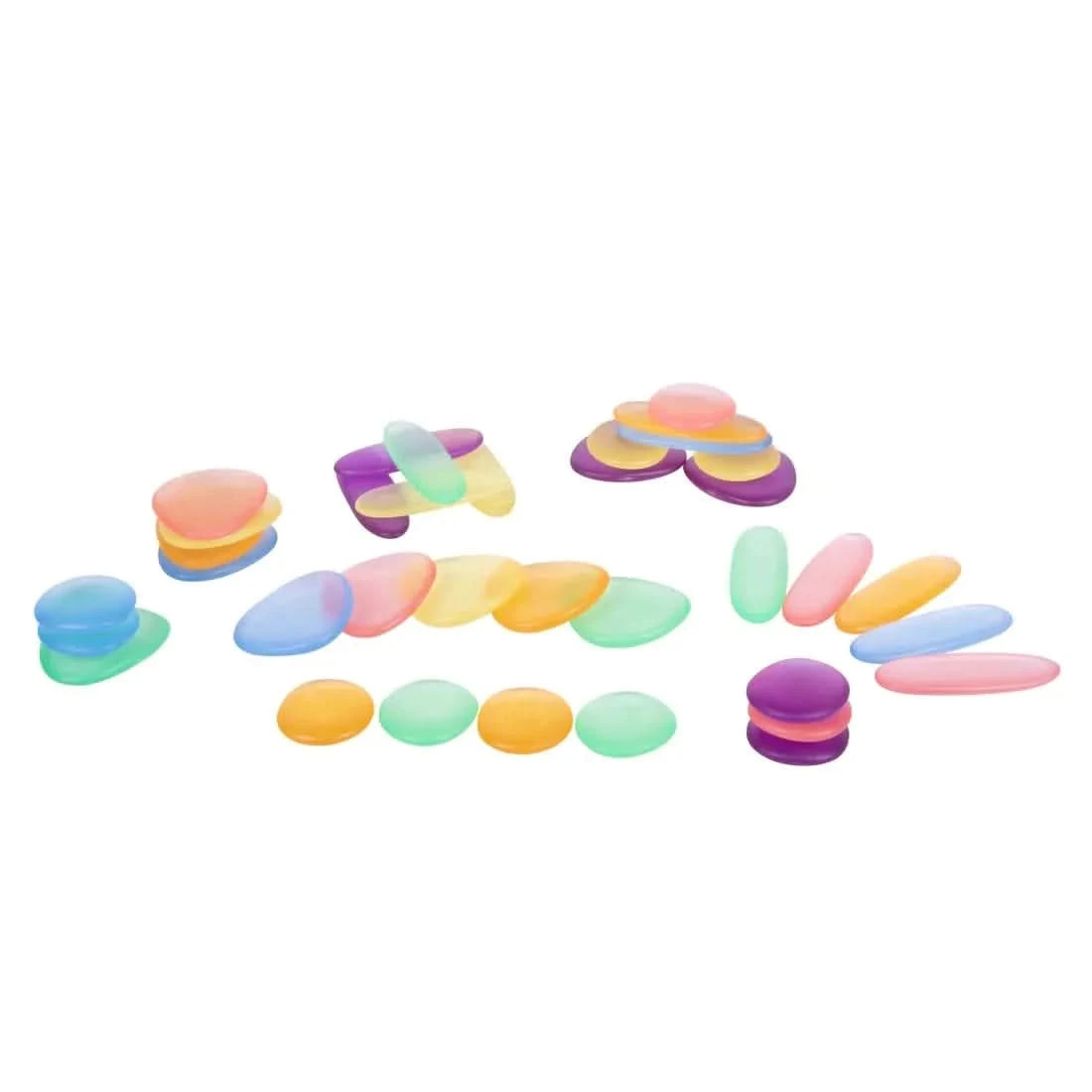 Clear Junior Rainbow Pebbles-Clear Junior Rainbow Pebbles