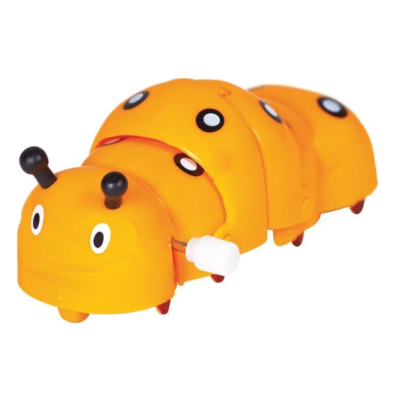 Clockwork Caterpillar, Introducing the fascinating Clockwork Caterpillar! This delightful toy is designed to amuse and entertain children with its unique walking and sliding motion, mimicking the movement of a real caterpillar. Operating this playful caterpillar is a breeze, thanks to its simple wind-up action. It's the perfect way to exercise and strengthen those tiny fingers, promoting fine motor skills development in a fun and engaging way. But the fun doesn't stop there! The Clockwork Caterpillar offers