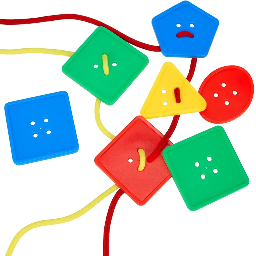 Colossal Buttons with Threading Laces-Colossal Buttons with Threading Laces