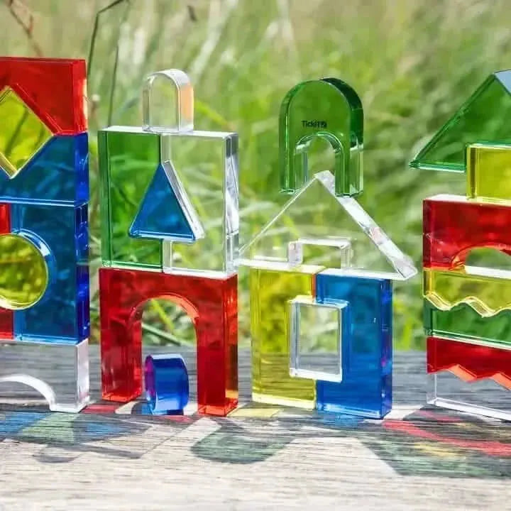 Colour Acrylic Block Set Pack of 25-Colour Acrylic Block Set Pack of 25