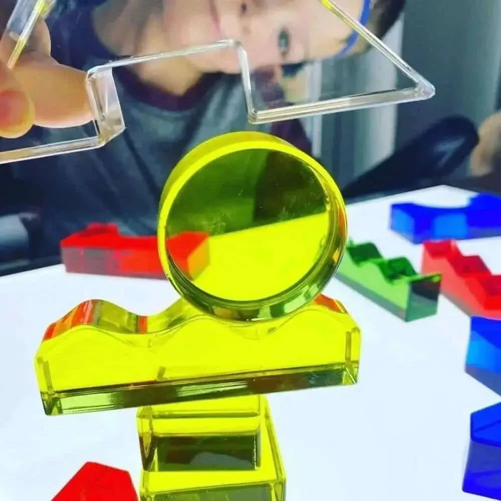 Colour Acrylic Block Set Pack of 25-Colour Acrylic Block Set Pack of 25