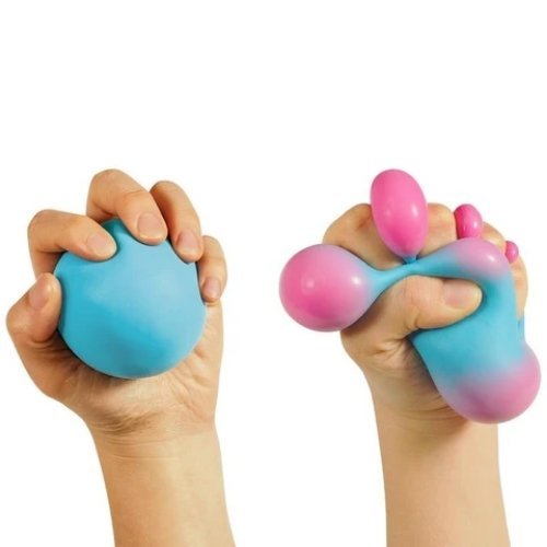 Colour Change Nee Doh, Experience a whole new level of stress relief and sensory satisfaction with the Colour Change Nee Doh stress ball. This Groovy Glob is not just your regular stress ball; it's an immersive experience designed to soothe both your eyes and your soul. Colour Change Nee Doh Features: 🌈 Colour Change: This isn't your ordinary stress ball! Squeeze it and witness a mesmerizing colour transformation. The blue ball turns pink, the pink ball turns purple, and the yellow ball turns orange. Your e