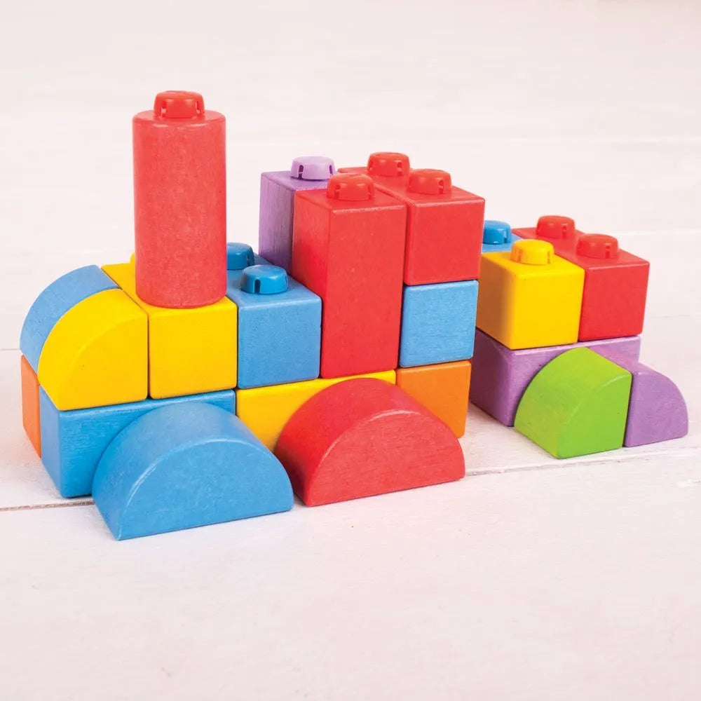 Coloured Click Blocks (100 Pieces)-Coloured Click Blocks (100 Pieces)
