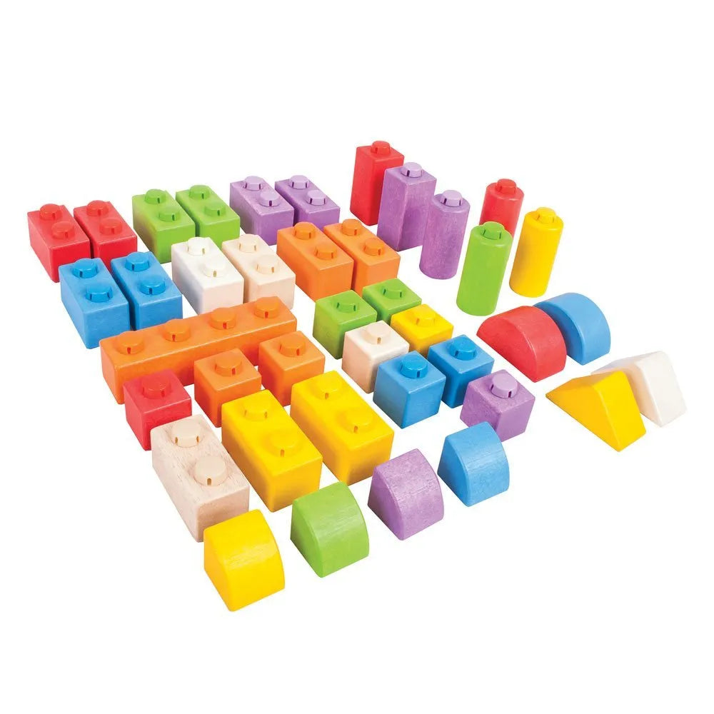 Coloured Click Blocks (100 Pieces)-Coloured Click Blocks (100 Pieces)