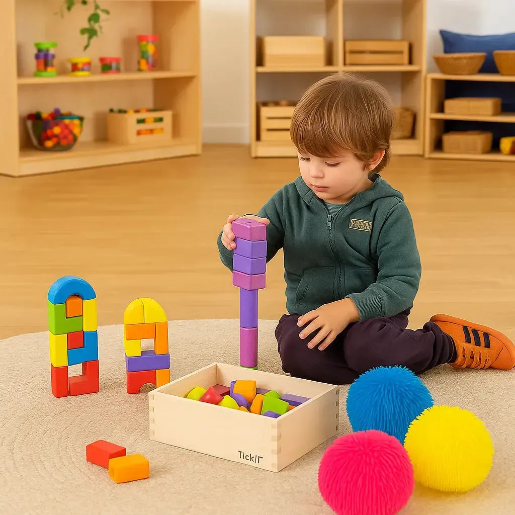 Coloured Click Blocks (100 Pieces)-Coloured Click Blocks (100 Pieces)