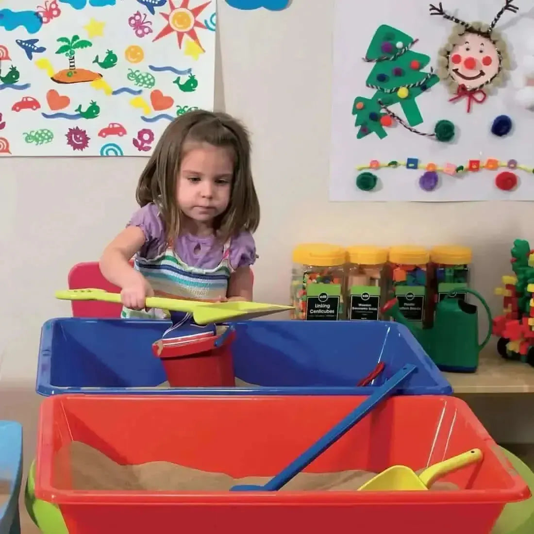 Coloured Desktop Sand and Water Tray Fun Pack Of 4-Coloured Desktop Sand and Water Tray Fun Pack Of 4