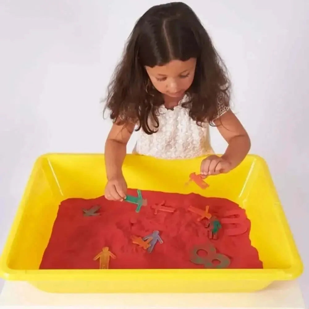 Coloured Desktop Sand and Water Tray Fun Pack Of 4-Coloured Desktop Sand and Water Tray Fun Pack Of 4