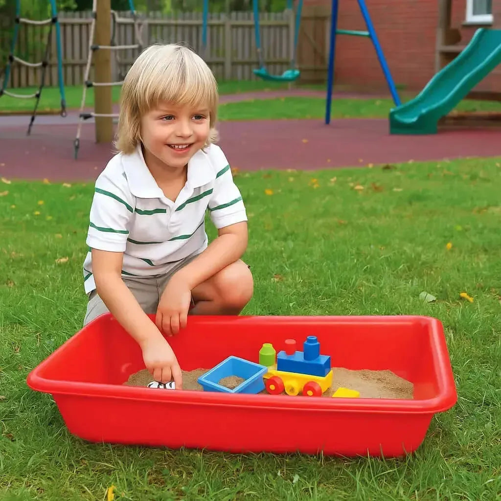 Coloured Desktop Sand and Water Tray with Stand-Coloured Desktop Sand and Water Tray with Stand