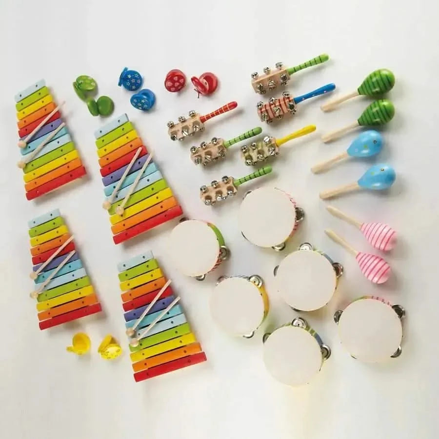Colourful Pre School Musical Instrument Set 30pcs-Colourful Pre School Musical Instrument Set 30pcs