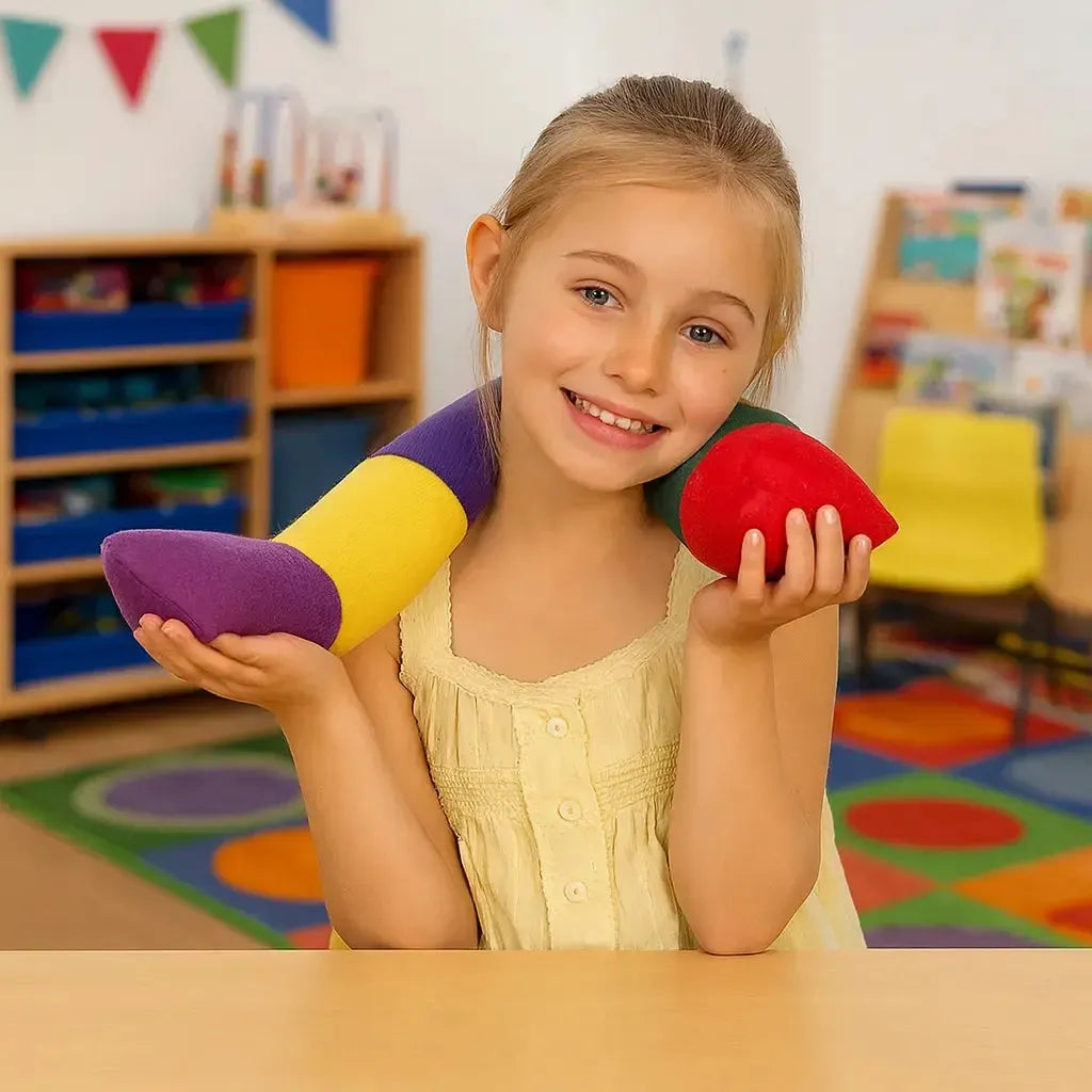 Colourful Weighted Neck Roll-Colourful Weighted Neck Roll