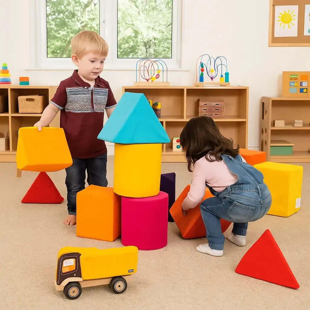 Construction Mini Soft Play Set-Construction Mini Soft Play Set