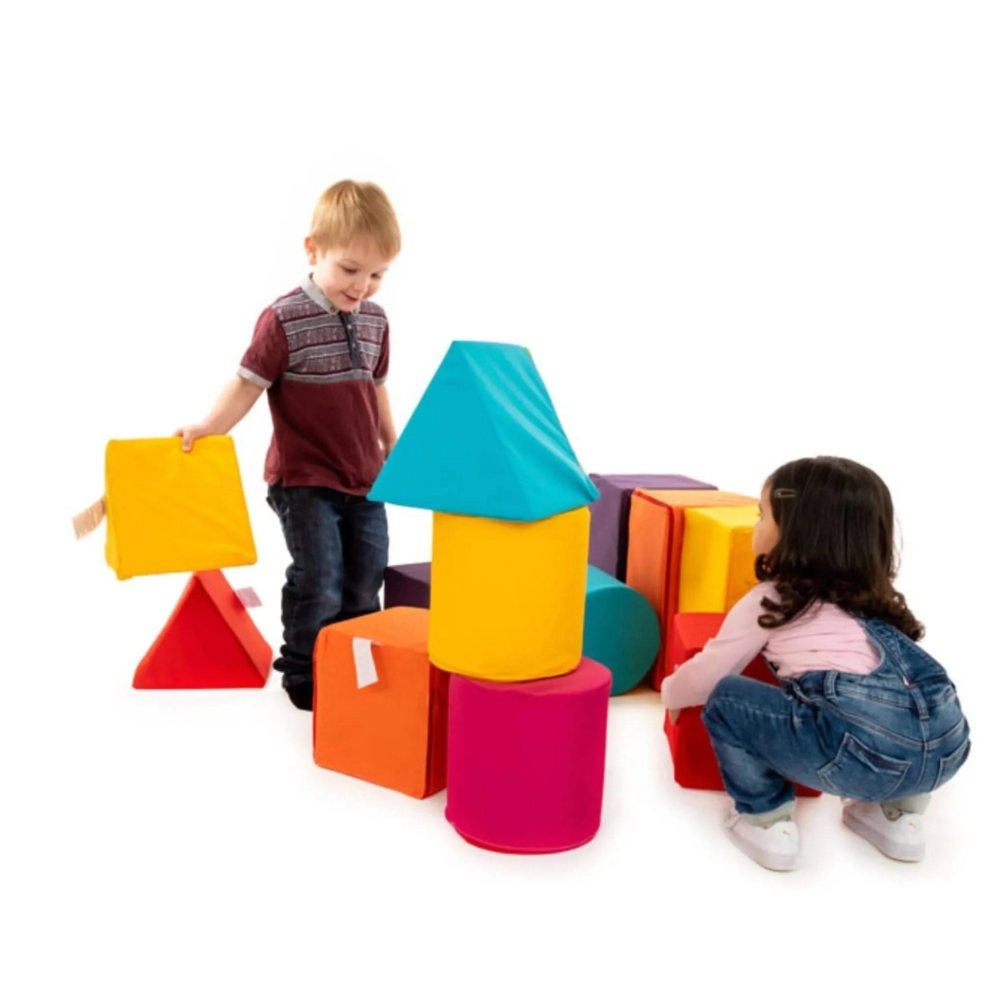 Construction Mini Soft Play Set-Construction Mini Soft Play Set