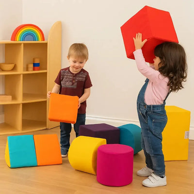 Construction Mini Soft Play Set-Construction Mini Soft Play Set