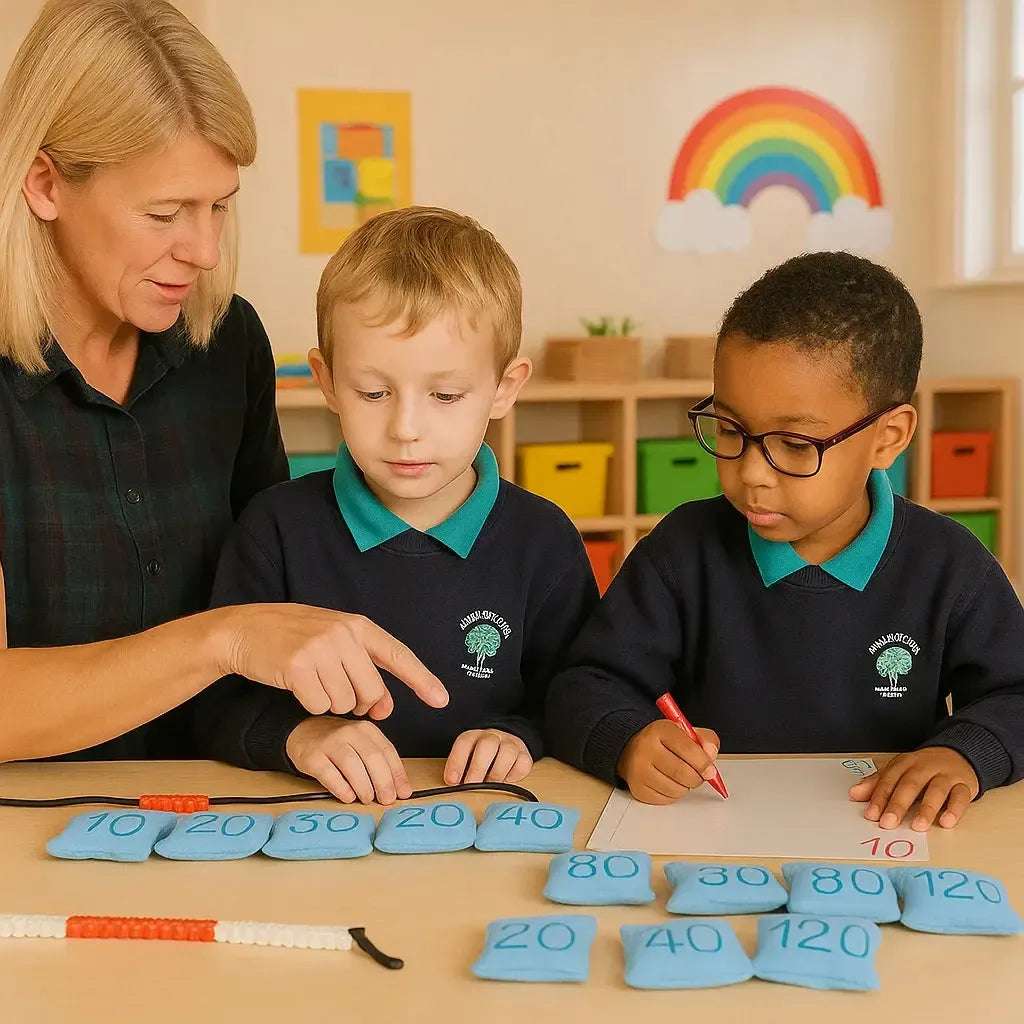 Counting In 10s Bean Bags-Counting In 10s Bean Bags