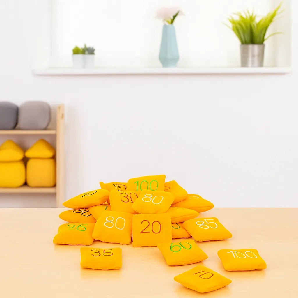 Counting In 5s Bean Bags-Counting In 5s Bean Bags