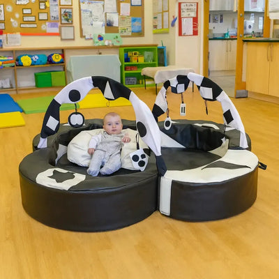 Crescent Ring Super Set Black and White-Crescent Ring Super Set Black and White