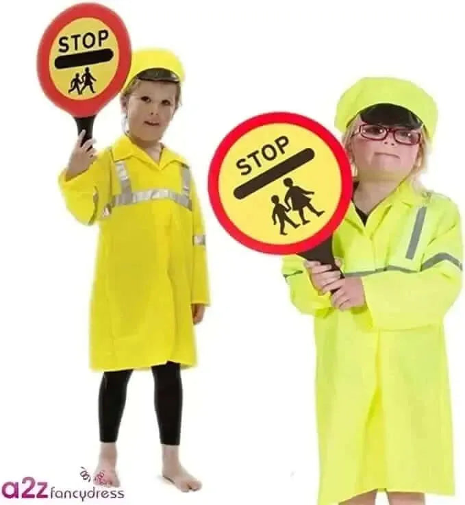 Crossing Patrol Officer Fancy Dress Set - 5-7 years-Crossing Patrol Officer Fancy Dress Set - 5-7 years