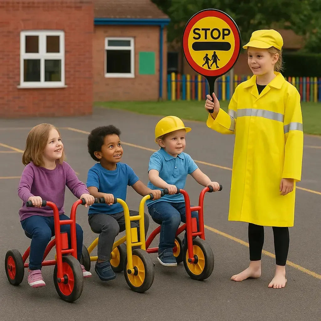Crossing Patrol Officer Fancy Dress Set - 5-7 years-Crossing Patrol Officer Fancy Dress Set - 5-7 years